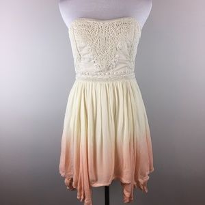 Ecote | Urban Outfitters Beaded Dip Dye Dress